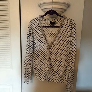 🖤Dalmatian🚒Cardigan bottom down with ruffles